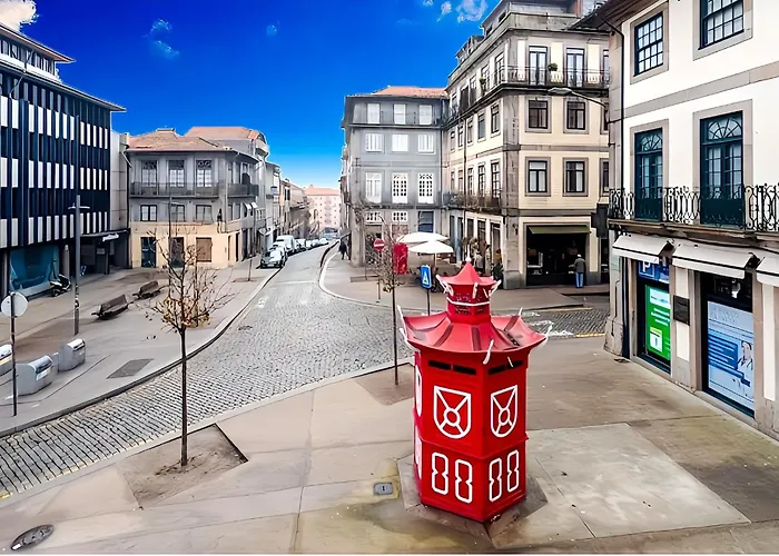 Oporto Blue Miragaia - Bright & Charming Porto Center شقة *